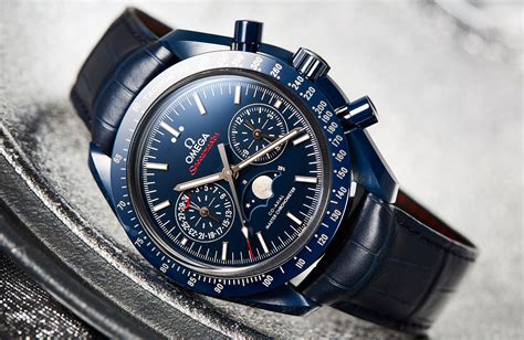 samson omega watch blue moon